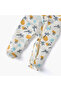 Printed Sleepsuit with Long Sleeves and Zip Closure - 5