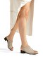 Genuine leather women's daily heeled sandals dd4013 - 5
