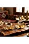 Damat Cup Turkish Coffee Presentation Set 2-Piece Metal Coffee Cup Set Coffee Cup Porcelain - 3