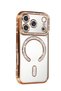 Ilkestor iPhone 17 Pro Joke Simli Magneticsafe Case (11809) - Orange - 2