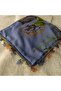 Handmade Needlework Writing, Scarf, Yemeni, Mevlit Cover, Head Cover, 4 Sides Embroidered, 100% Cotton, 100*100cm - 2