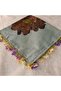 Handmade Needlework Writing, Scarf, Yemeni, Mevlit Cover, Head Cover, 4 Sides Embroidered, 100% Cotton, 100*100cm - 6