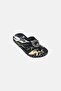Toddlers Boy Jurassic Slip On Slippers, Black