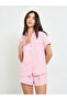 Multi Stripe Pocket Ss Shirt & Short Set