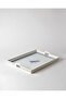 Daisi Rectangular Knitted Tray - Blue/White