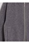 Lcw Kids Gray College Collar Girls' Cashmere Jacket - 4
