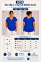 Women's Plus Size Casual Blouse - Front Back V-Neck Short Sleeve Blouse - 4