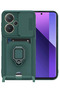 Ilkestor Redmi Note 13 Pro Plus Case Zuma Silicone with Business Card Holder and Ring (151456) - Y