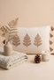 Botanical Embroidered Tassel Cushion Cover 35X55 cm - 5