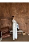 Women's Shirt with Beaded Embroidery on Front and Sleeves, Oversize Pants, Sizeable Suit - 7