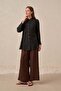 Black-Oversize Tencel Linen Shirt