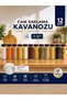 Biz Home 12 Pieces Glass Storage Jars 1500 ml