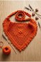 Women's Mesh Lace-Look Multi-Purpose Bandana Summer Beach Compatible Perforated Knitwear Hair Bandana and Waist Accessory - 5