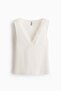 Lace-trimmed vest top
