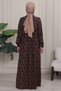 Shirred Robadan Buttoned Front Viscose Fabric Tesseture Clothing Mother Dress Prayer Dress - 6