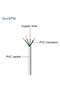 4-Core Electrical Cable - 30 Meter, 6MM, White PVC Insulated Power Wire with Flexible Copper Conductors - 2