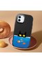 Black Silicone Case with Shock-Absorbing Camera Protections Compatible with iPhone 12/12 Pro - 2