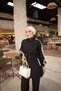 Women's Lace-Up Striped Sports Hijab Double Set |   Relaxed Fit Zippered Tunic and Pants Set - 5