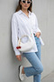 White Charm Gift Women's Shoulder and Crossbody Bag - 4