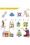 110PCS Magnetic Building Tiles 3D Construction Blocks STEM Toy for Kids 3+ Years - 8