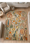 Sdt Traditional Patterned Modern Woven Base Decorative Carpet Sdtamor2866 - 3