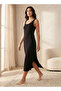 Intimates Slip Dress Sleeveless Back Slit - 3