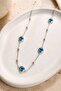Figured Anti-Tarnish Steel Adjustable Chain Luxury Necklace - 2