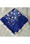 Handmade Needlework Writing, Scarf, Yemeni, Mevlit Cover, Head Cover, 4 Sides Embroidered, 100*100cm - 8