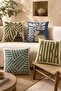 Aura Patterned 4-Piece Throw Pillow Cover Set - 2