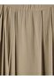 Lcw Grace Brown A-Line Skirt with Elastic Waist - 2