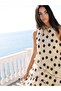 Quality Pieces from Çelebi Store Halter Roba Collar Polka Dot Layered Dress - 3