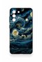 Samsung-S21Fe Compatible Starry Night Pattern Silicone Case - 2