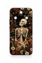 Honor Magic 8 Lite Compatible Flower Skeleton Pattern Silicone Case - 2