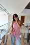 Tasseled blouse with ties - 2