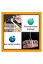 Heavy Duty Teflon Tape Thread Seal Tape for Plumbers, 10m White 10Mtr x 0.075mm x 12mm Golden Seal Thread Seal Tape For Plumbers Sealant Tape For plumping works (Pack of 10) - 5