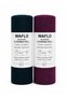 2-Pack Microfiber Cleaning Cloth Roll |   Total 40 Pieces |   Advantageous Set |   25X25 Cm-Purple and Petrol Blue - 3