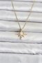 316L Steel Chain Gold Color Polar Star Model Women's Necklace