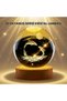 Aconcept Engraved Dolphin Crystal Ball with Warm Light (24448) with Wooden Stand - 5