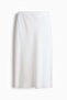 Linen-blend slip skirt - 3