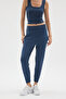 Women's High Waist Scuba Jogger Sweatpants - 2