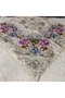 Handmade Patterned Hand Embroidered Cheesecloth with Ring Beads on the Writing Edge Yemeni, Scarf, 4 Sides Embroidered - 3