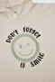 Baby Girl Ecru-Mint Sweatshirt - 3
