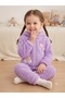 2-5 Years Old Original Lamb Rabbit Embroidered Zippered Cardigan Girls' Double Set - 3