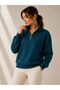 New Season 2026 3-Thread Combed Cotton Half Zipper Unisex Sweatshirt