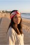 Colorful Sea Shell Patterned Red Edged Scarf Shawl Bandana - 6