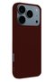 Aconcept iPhone 17 Pro Nano Inside Velvet Silicone (85432) - Burgundy - 2