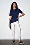 26Ytsh02163 Women's Drawstring Detailed T-Shirt