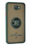Concepta Galaxy J7 Prime Case Montreal Silicone Cover with Ring (185521) - Green - 2