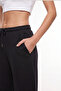 Wide Leg Modal Sweatpants Lub0070 Shiny Black - 5