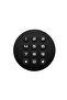 Round, Handy, and Compact Master PIN Code Access Automatic Smart Furniture Locking Black (Pack of 1)